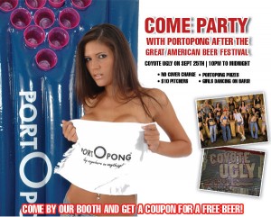 Come Party With PORTOPONG @ Coyote Ugly