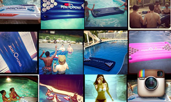 pool beer pong party photos