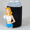 Bouncing Boobie Can Cooler - The Bobble Babe