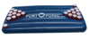 PORTOPONG, 6FT Inflatable Beer Pong Table Float - BLUE - portOpong